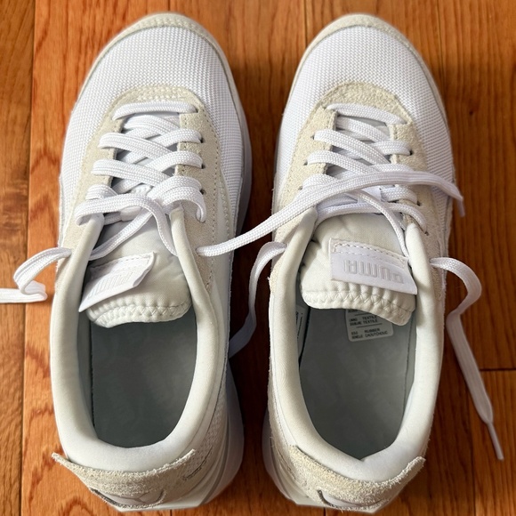 New w/o Box, Puma Platform Sneakers, White, Size 6.5 - Picture 9 of 10